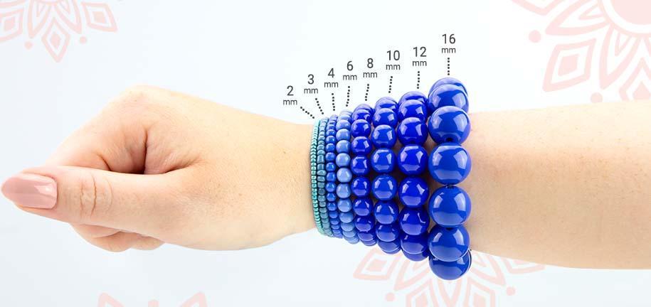 Maattabel voor kralen