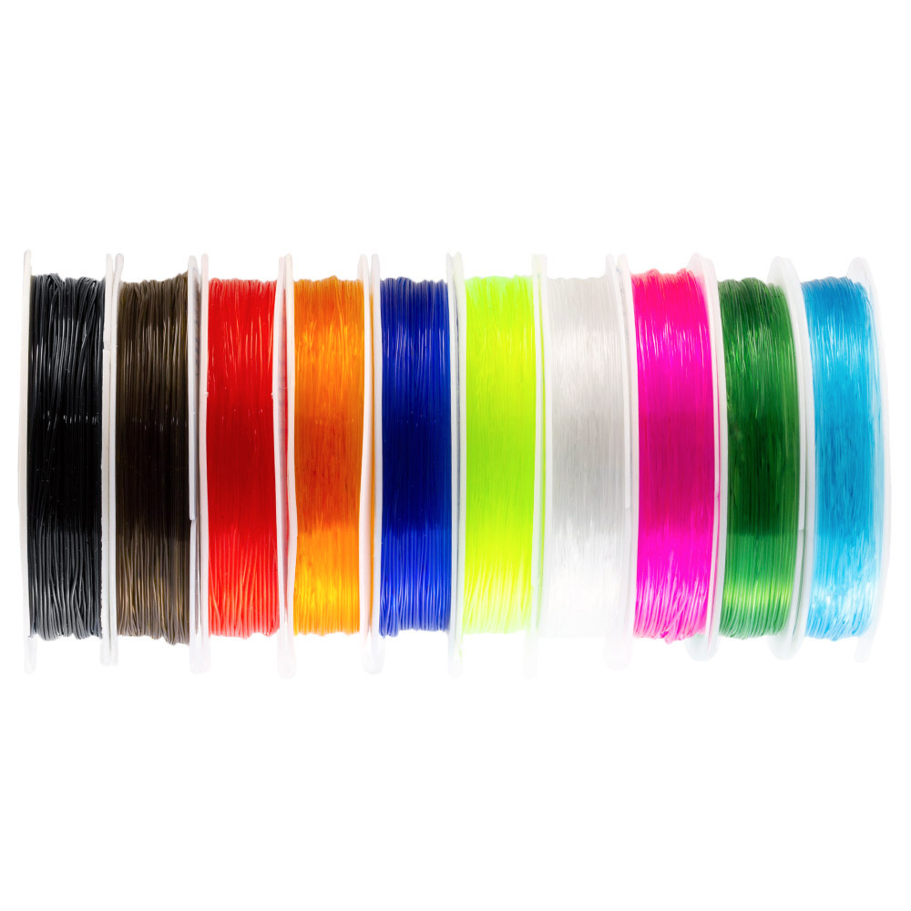 Brullen dozijn boeren Gekleurd Elastiek Set (0.6 mm) Mix Color (10 x 15 Meter)