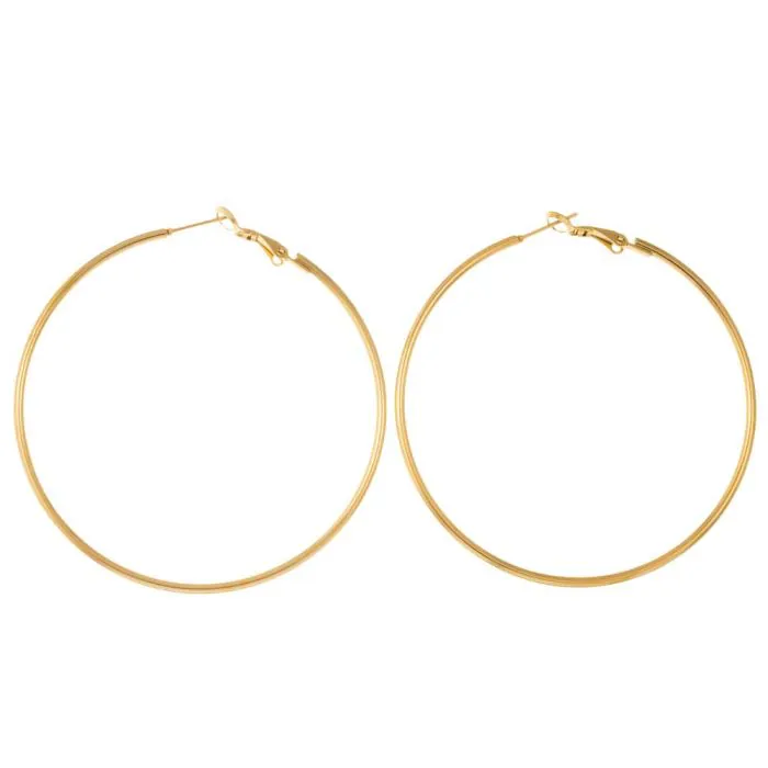 Gouden Oorringen 29 mm 2 mm 14 karaats Dolfijn - Star juwelier