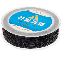 Top Kwaliteit Elastiek (0,8 mm) Black (35 Meter)