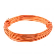 Aluminium Wire (1 mm) Dark Orange (10 Meter)