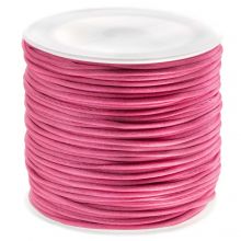 Satijnkoord (1 mm) Candy Pink (30 Meter)