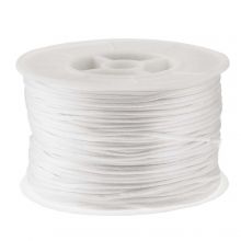 Satijnkoord (1 mm) White (91 Meter)