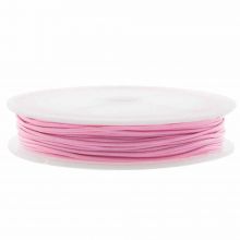 Waxkoord Polyester (0.5 mm) Candy Pink (25 Meter)