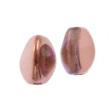 Pinch Beads DQ (5 x 3 mm) Crystal Copper Rainbow (5 gram / circa 64 stuks)