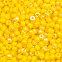 DQ Rocailles (3 mm) Bright Yellow AB (15 Gram)