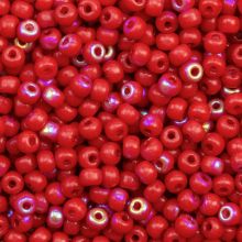 DQ Rocailles (3 mm) Rose Red AB (15 Gram)