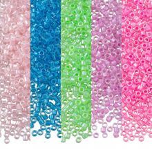 Miyuki Delica Kralenset (11/0) Popping Colors (13 Gram)