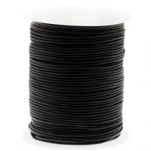 DQ Leer Regular Voordeelrol (1 mm) Black (50 Meter)