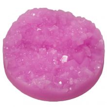 Druzy Cabochon (14 mm) Candy Pink (5 Stuks)
