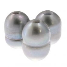 Zoetwaterparels (7 - 9 x 7 mm) Grey (10 Stuks)