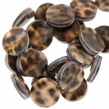 Schelp Kralen (25 x 10 mm) Tiger Cowrie (16 Stuks)