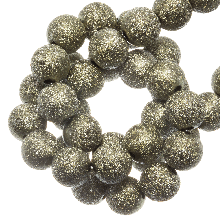 Acryl Kralen Stardust (8 mm) Olive Green (180 stuks)