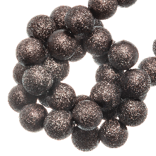 Acryl Kralen Stardust (8 mm) Chestnut (180 stuks)