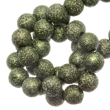 Acryl Kralen Stardust (8 mm) Crocodile Green (180 stuks)