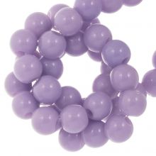 Acryl Kralen (8 mm) Pastel Purple (100 stuks)