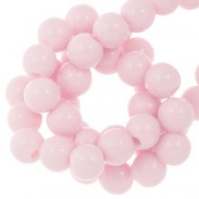 Acryl Kralen (6 mm) Baby Pink (100 stuks)