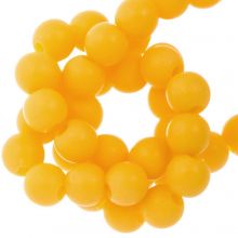 Acryl Kralen Mat (8 mm) Sunrise Yellow (100 stuks)