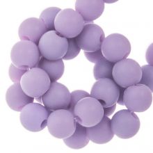 Acryl Kralen Mat (6 mm) Pastel Purple (100 stuks)