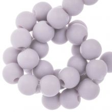 Acryl Kralen Mat (6 mm) Pastel Lilac (100 stuks)