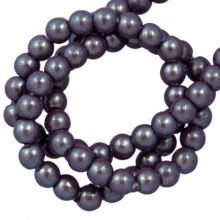 DQ Glasparels (2 mm) Plum Shell (150 Stuks)