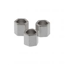Stainless Steel Kralen (2 x 2 mm) Antiek Zilver (24 Stuks)