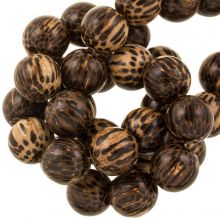 wooden beads small round