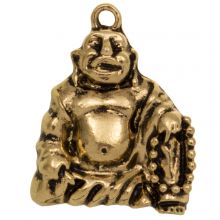 Bedel Buddha (28 x 22 mm) Goud (5 Stuks)