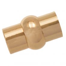 Magneetsluiting Bol (binnenmaat 8 mm) Goud (1 Stuk)