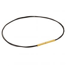 DIY Armband - Metaaldraad met Bajonetsluiting (19 cm) Black  (1 stuk)