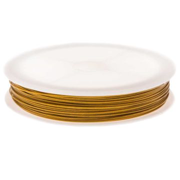 Metaaldraad (0.6 mm) Gold (30 Meter)