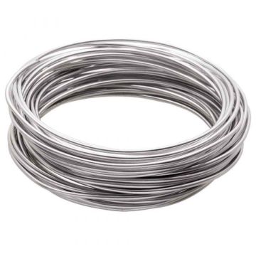 Aluminium Wire (2 mm) Silver (10 Meter)