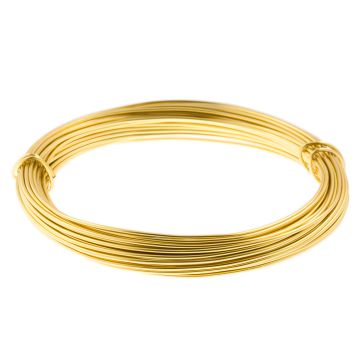 Aluminium Wire (1 mm) Gold (10 Meter)