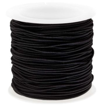 Elastisch Koord (0.8 mm) Black (35 Meter)