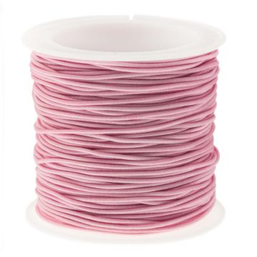 Elastisch Koord (1 mm) Baby Pink (20 Meter)