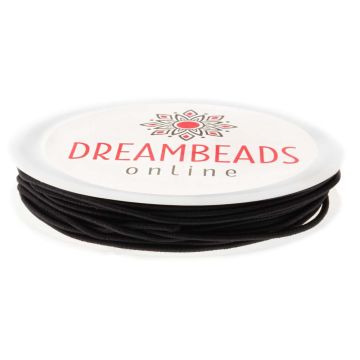 Elastisch Koord (2 mm) Black (5 Meter)