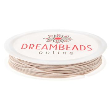 Elastisch Koord (1 mm) Nude (10 Meter)
