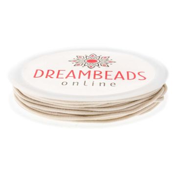 Elastisch Koord (1.5 mm) Ecru (5 Meter)