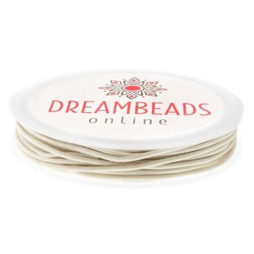 Elastisch Koord (1 mm) Beige (10 Meter)