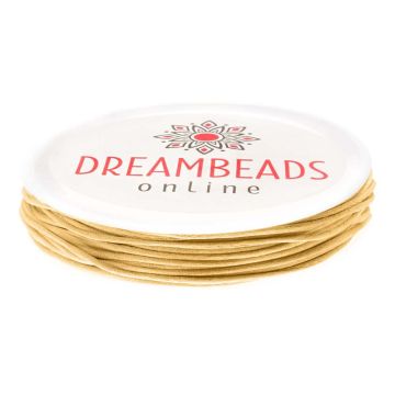 Satijnkoord (2 mm) Aztec Gold (8 Meter)