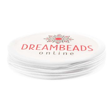 Satijnkoord (2 mm) White (8 Meter)
