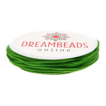 Satijnkoord (2 mm) Kelly Green (8 Meter)
