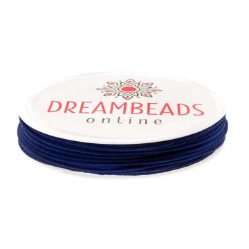 Satijnkoord (1 mm) Royal Blue (15 Meter)