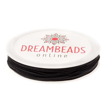 Nylon Koord (0.5 mm) Black (20 Meter)