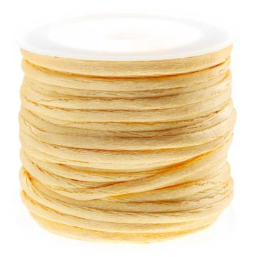 Satijnkoord (2 mm) Golden Haze (10 Meter)