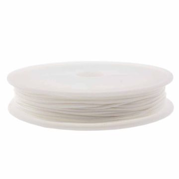 Waxkoord Polyester (1.5 mm) White (10 Meter)