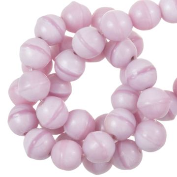 Glaskralen (4 mm) Cool Pink (110 stuks)