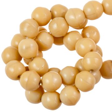 Glaskralen (6 mm) Caramel (70 stuks)