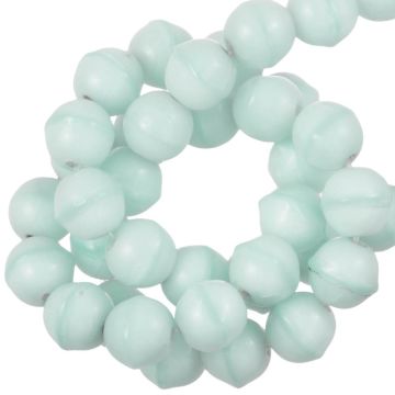 Glaskralen (4 mm) Light Mint Blue (110 stuks)