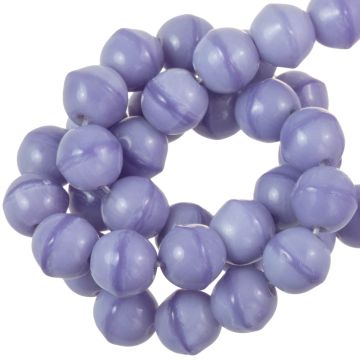 Glaskralen (6 mm) Lavender Purple (70 stuks)